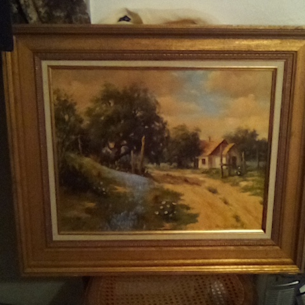Gary Lynn Roberts vintage painting ...signed by the master himself